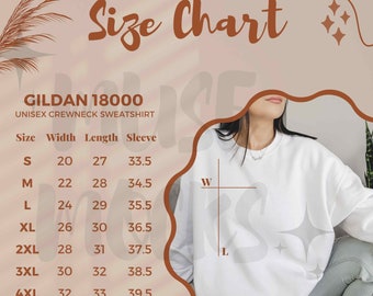 Gildan 18000 Size Chart Gildan Size Chart Sweatshirt Size Chart Gildan 18000 Mockup Gildan Mockup Gildan Mockups Model Gildan Sizing Chart