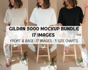 Gildan 5000 Mockup Gildan Mockup Mockup Bundle Gildan Mockup Bundle Tshirt mockup bundle Mock up Bundle Aesthetic Mock ups Gildan Mock up