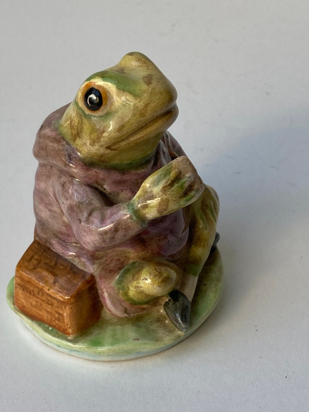 Antique Beatrix Potter's Mr. Jeremy Fisher Frog Figurine F. Warne