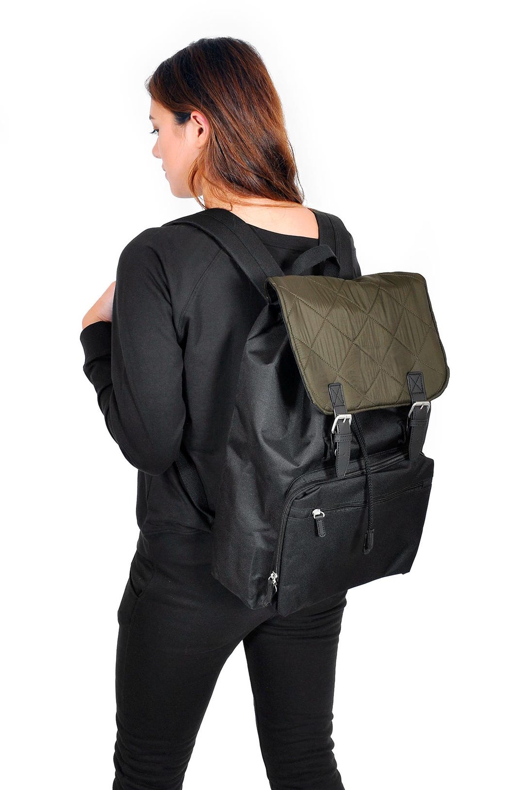 Tweed Wool Panel Laptop Backpack Rucksack Shoulder Bag - Etsy Australia
