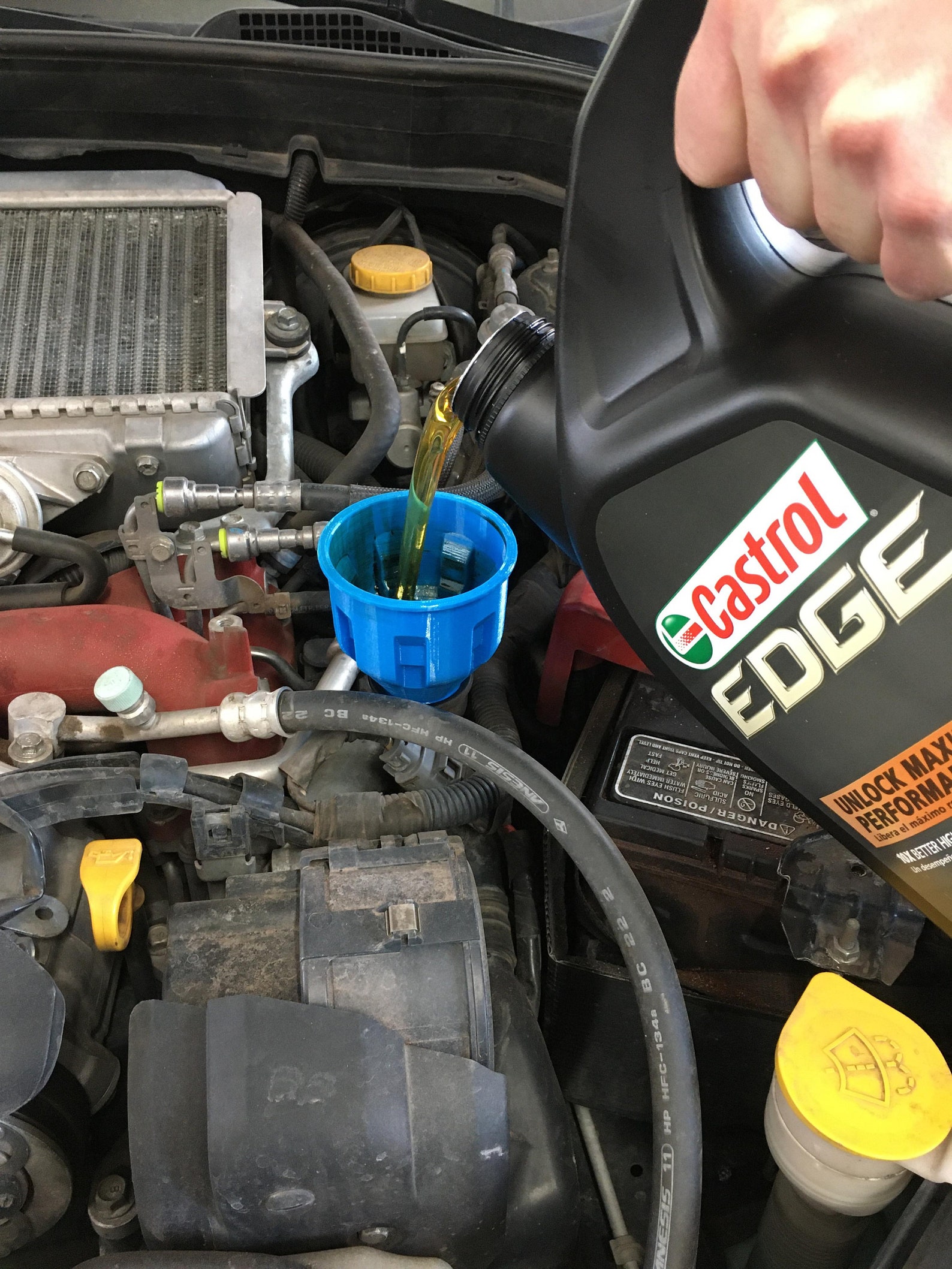 Oil Filter Wrench Removal Tool for Subaru / Funnel No Mess / With Storage Mount Drain Etsy