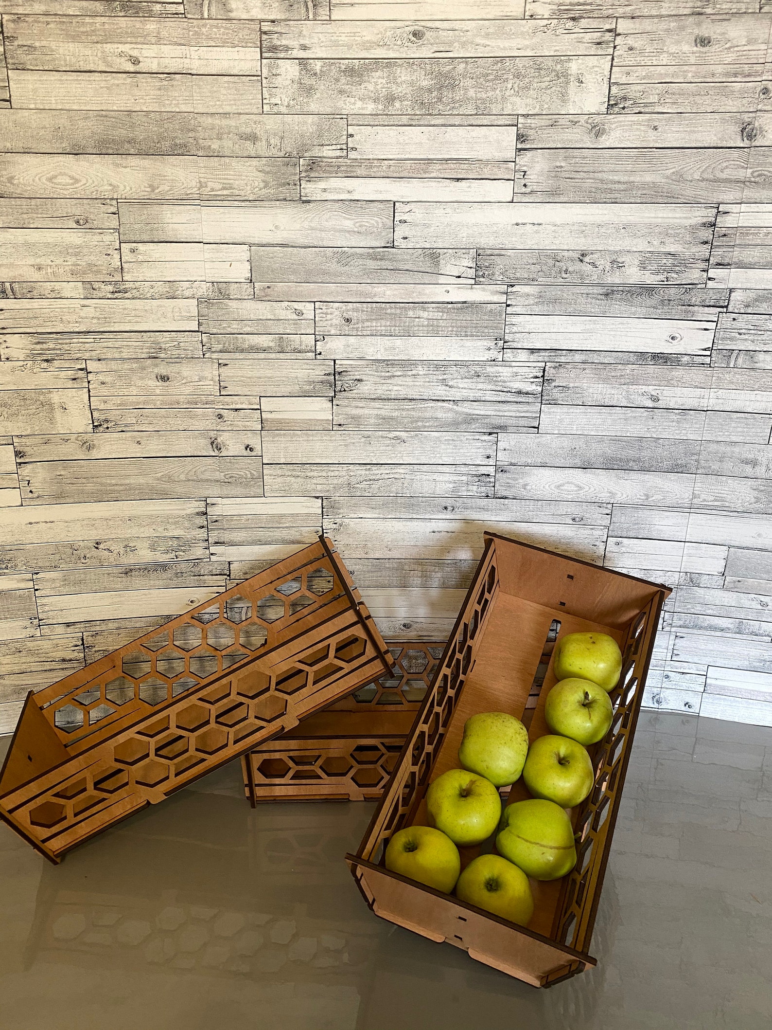 Fruit Vegetable Storage Basket Food Storage Wooden Fruit Etsy