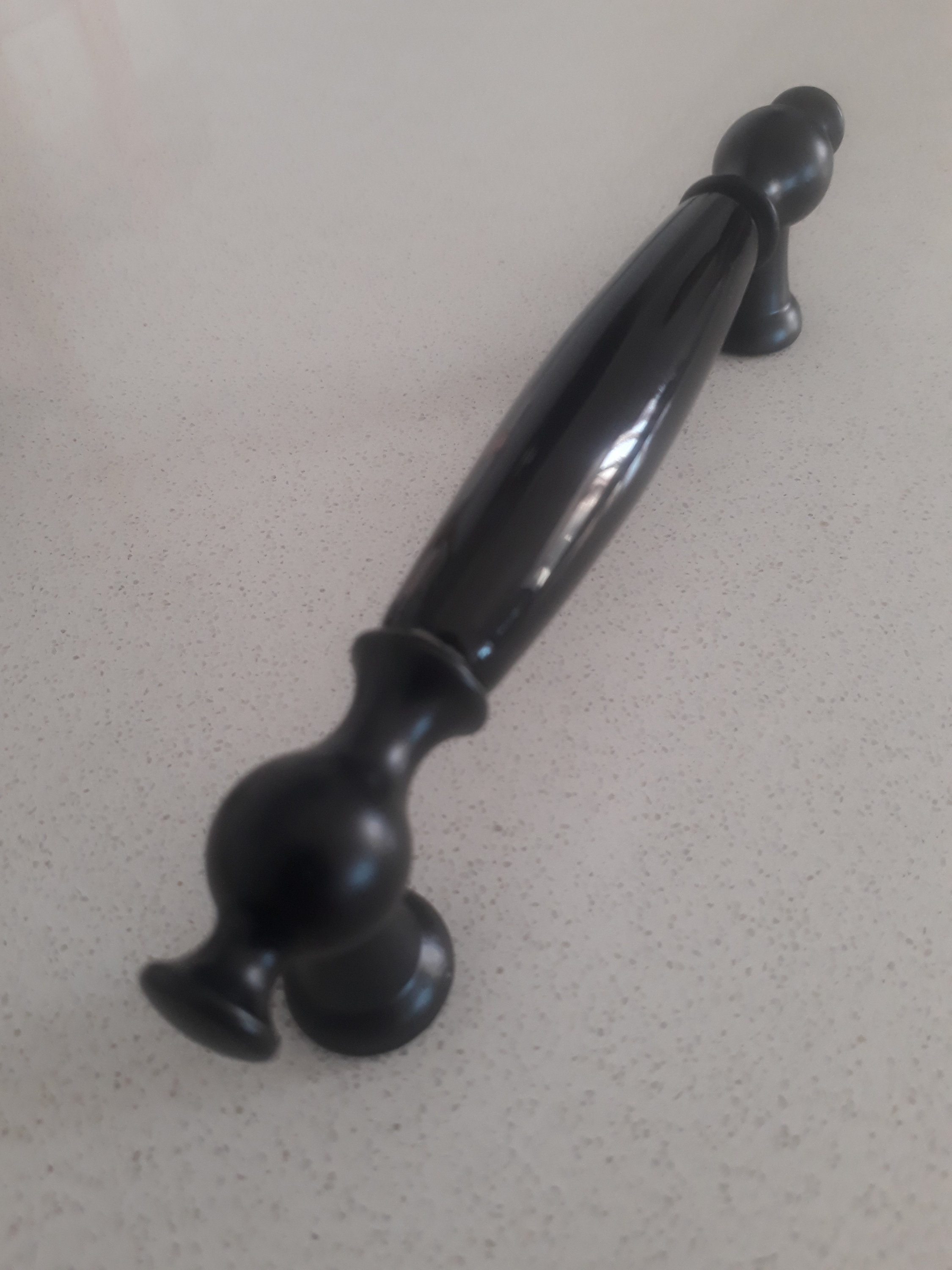 Schwarze Porzellan Schublade Knauf Küchenschrank zieht | Etsy