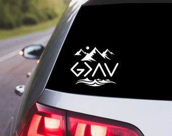 GOD Is Greater Than The Highs and the Lows Decal Car Decal Laptop Decal Window Sticker Religious Decal Christian Decal Customize Colors/Size