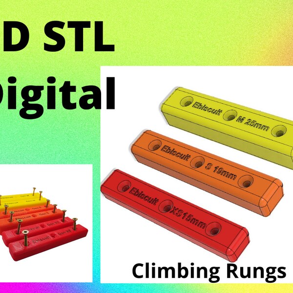 Rock Climbing Stl Etsy