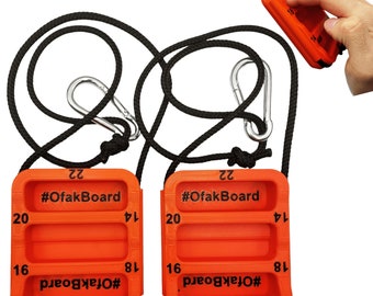 Portable Climbing HANGBOARD - Warm up for rock climbing - sport, finger strength training - OCR - Ofakboard