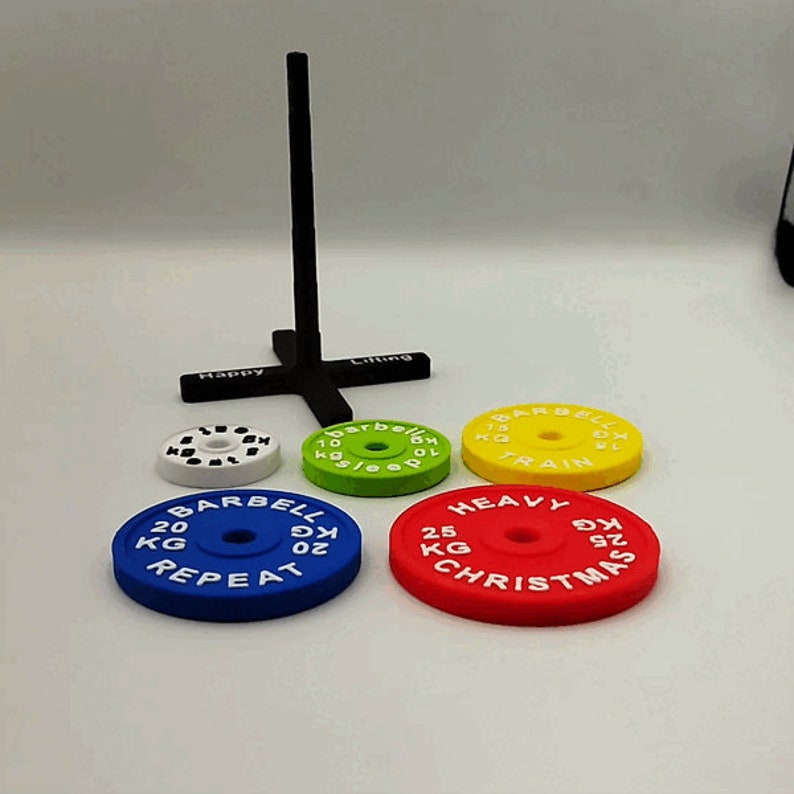 STL FILE GYM Christmas Tree Commercial License Weight Etsy