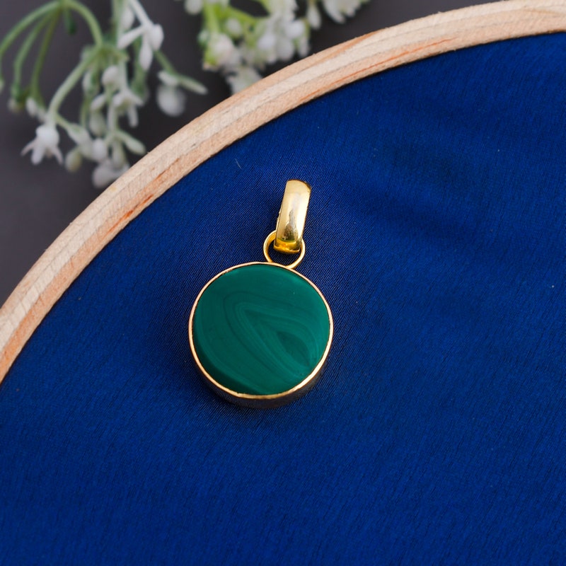Malachite Pendant - Etsy