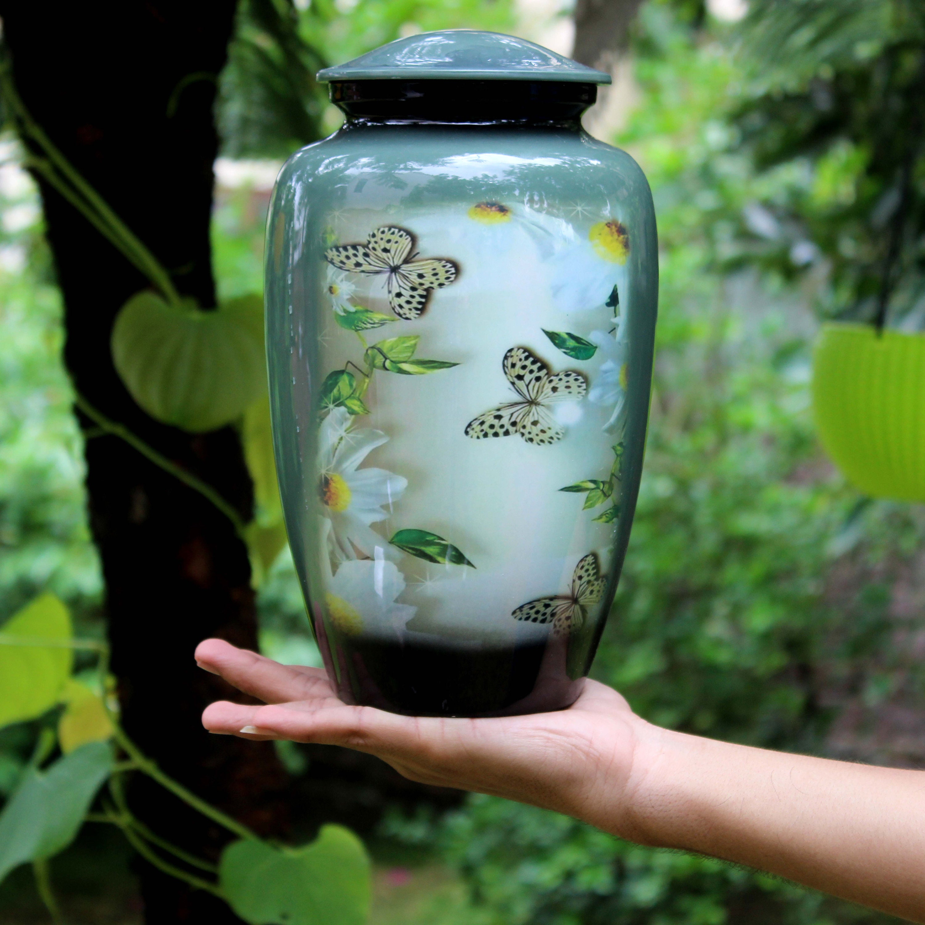 URNS Lovely Butterfly Cremation Urn for Human Ashes Adult Etsy