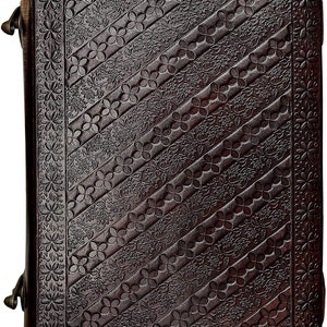 Leather Sun and Moon Embossed With Beautiful Blue Stone Journal Diary ...