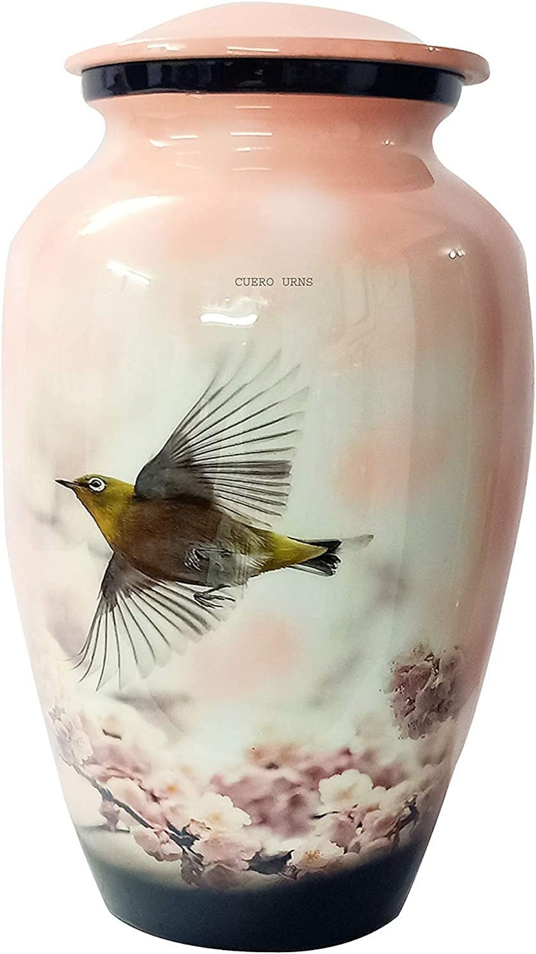 URNS Lovely Bird Flying Pink Cremation Urn for Human Ashes - Etsy