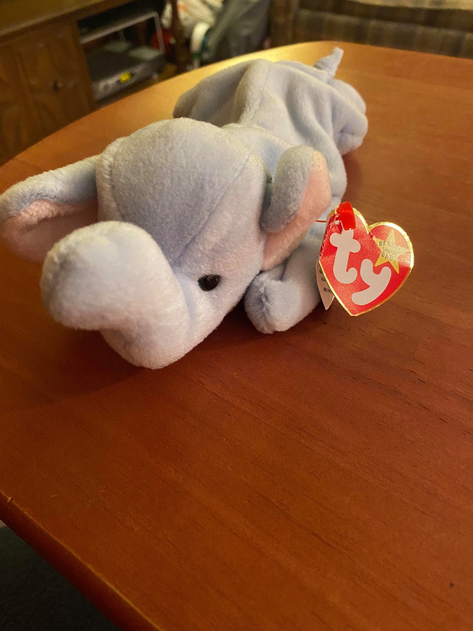 Peanut the Elephant Beanie Baby Original Birthday 12595 Etsy