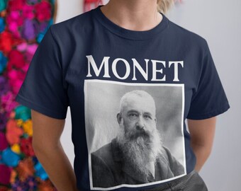 90s モネ バロック TシャツClaude Monet 印象派 アート Vintage CLAUDE MONET T-Shirt Large Water Lilies 90s Art Tee USA