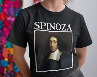 Camisa Baruch Spinoza, Camiseta de Filosofía, Regalos de Filósofo, Camiseta Filosófica, Camiseta Benedictus de Spinoza, Camisa de Profesor de Filosofía