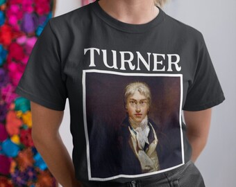 J.M.W. Turner Shirt, Painter Portrait Tshirt, Art Enthusiast Gift, Romantic Landscape T-Shirt, British Romanticism T-Shirt, Vintage Artist