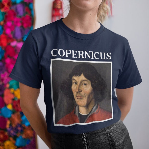 Nicolaus Copernicus Shirt, Astronomer Portrait Tee, Scientific Revolution T Shirt, Polish Astronomer, Vintage Scientist Tee, Astronomy Gifts