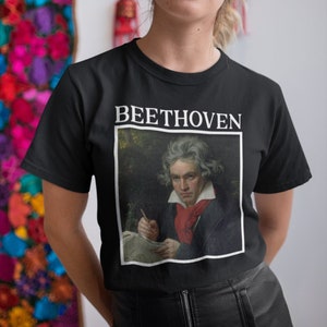 Ludwig Van Beethoven Shirt, Composer Gift, Gift For Beethoven Fan, Music Gifts, Beethoven Merch, Classical Music Tshirt, Orchestral Pianist
