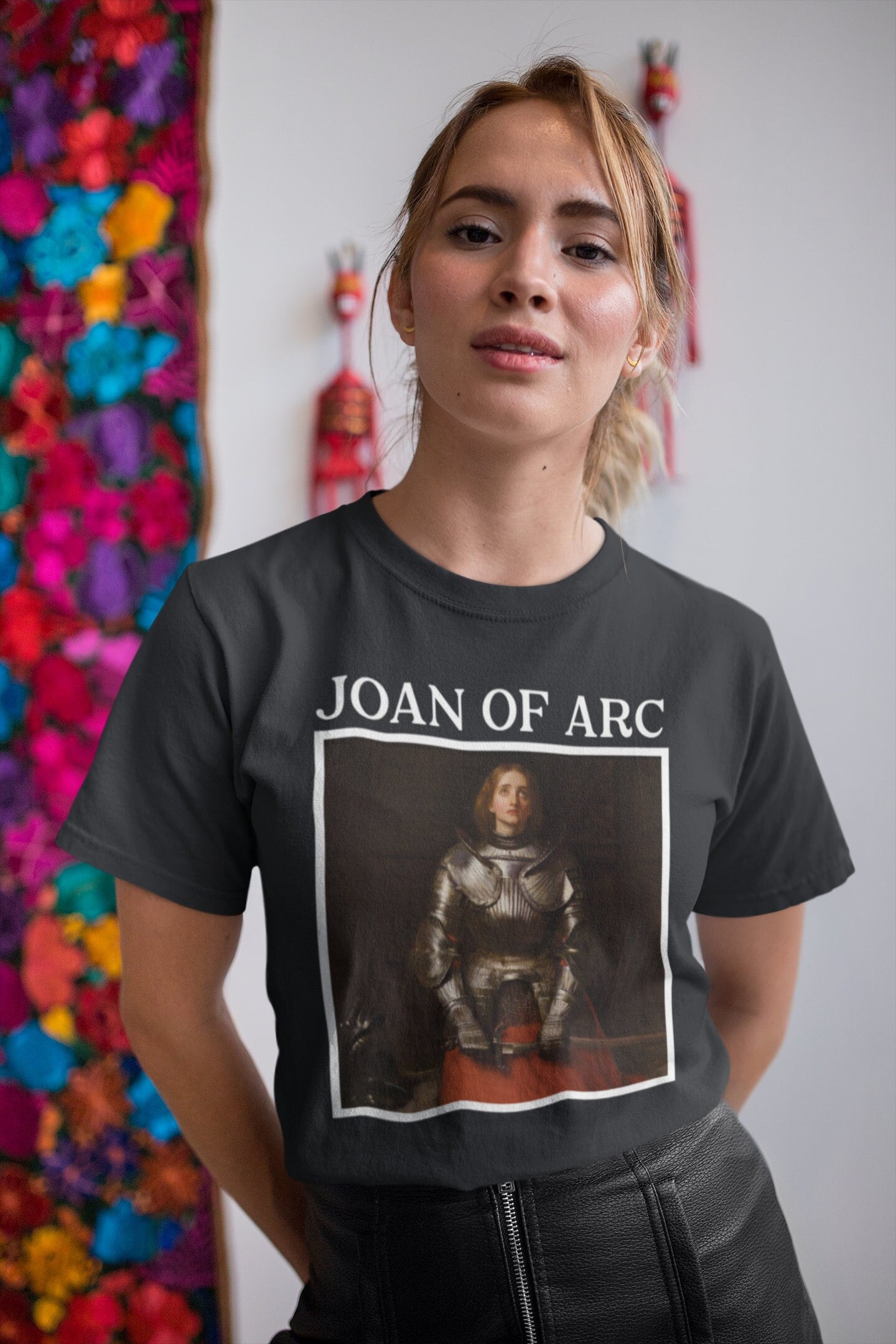 Joan Of Arc Shirt, Strong Women Tshirt, Classic History Gift, Feminism T Shirt, Hip-Hop Inspired Shirt, Rap T-Shirt, Female Leaders Gift