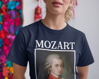 Mozart Shirt, Classical Musician Tshirt, Composer T-shirt, Musical