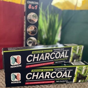Charcoal Herbal Toothpaste 100% Fluoride Free