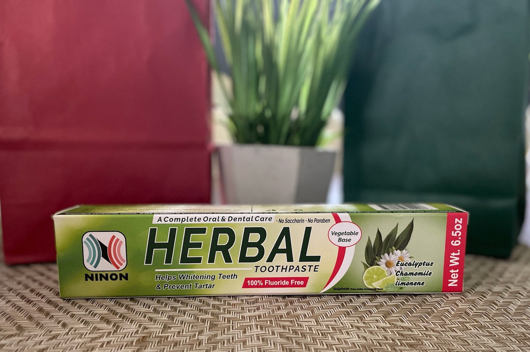 Eucalyptus Chamomile Limonene Herbal Toothpaste Etsy