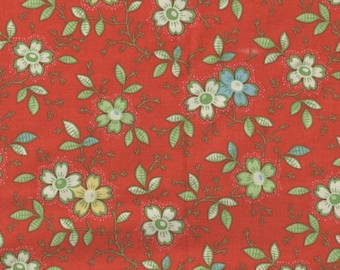 1303 - Happy Flowers - 05 - Orange - 100% Cotton - Quilt Quality Fabric