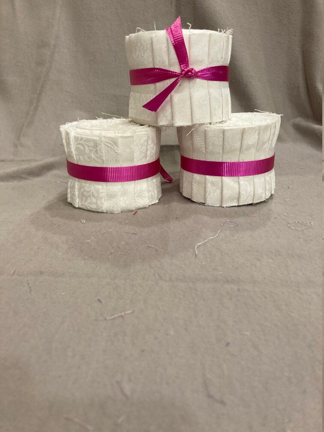 21-259 - White on White - 2.5 Inch Strips - 20 Strips per Roll - Layer ...