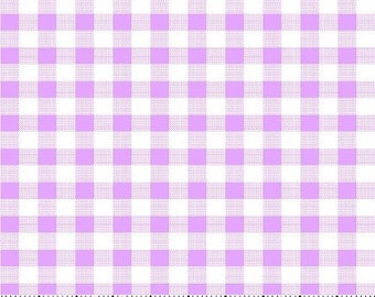 1930 - Gingham Check - Lilac and White - 100% Cotton - Quilt Quality Fabric