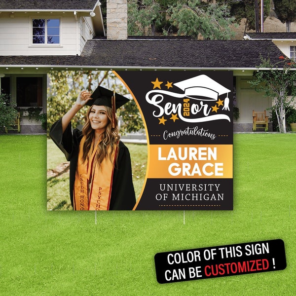 Graduation Lawn Signs, Yard Signs, Outdoor Lawn Decorations, Lawn Ornaments, College Graduation, High School Graduation, Class Of 2024