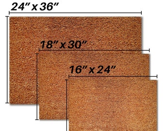 Coir Doormats, Blank Coir Mats, Craft Blanks, Non Slip PVC Backing, Blank Doormat, Plain Doormat, No Design, Bulk Doormats, Welcome Mat