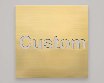Custom Sign, Metal Signs, Metal Numbers, Metal Numbers, House Numbers, Hotel Room Numbers, Office Numbers, Address Numbers
