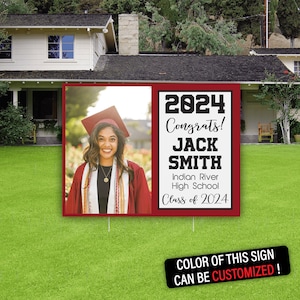 Graduation Lawn Signs, Yard Signs, Outdoor Lawn Decorations, Lawn Ornaments, College Graduation, High School Graduation, Class Of 2024 image 5