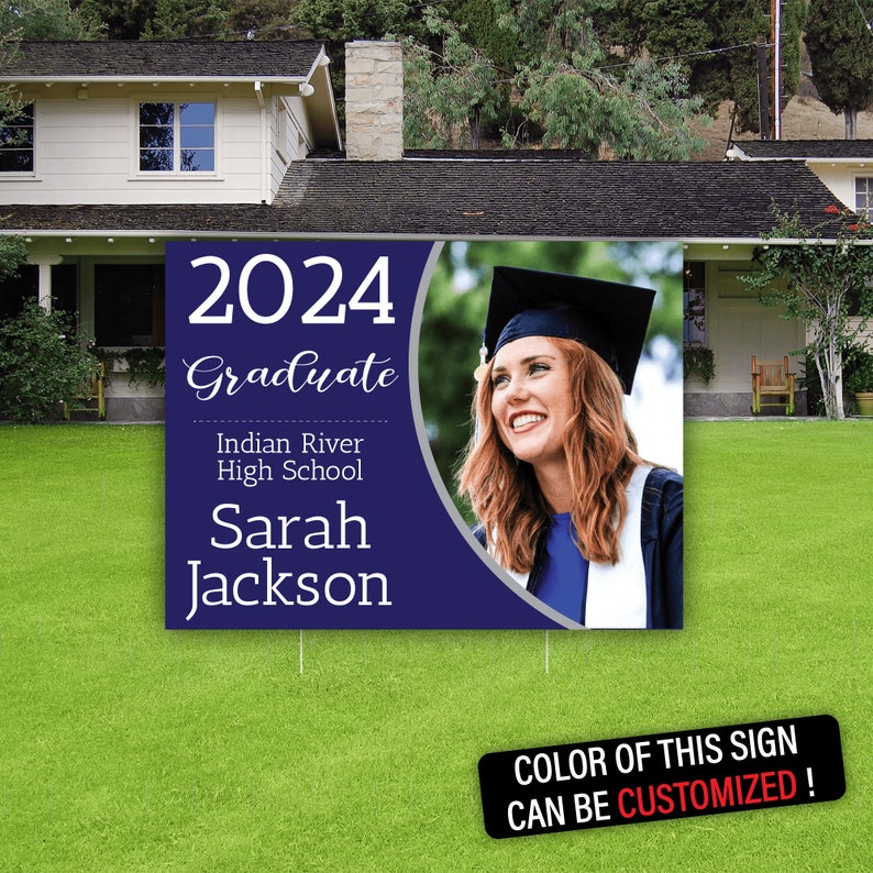 Graduation Lawn Signs, Yard Signs, Outdoor Lawn Decorations, Lawn Ornaments, College Graduation, High School Graduation, Class Of 2024 image 6