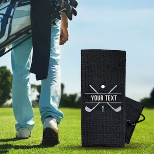 Personalized Golf Towels, Monogrammed Golf Towels, Fathers Day Gift, Golf Gift, Golf Towel, Custom Golf Gift, Dad Gift, Gift For Golfer