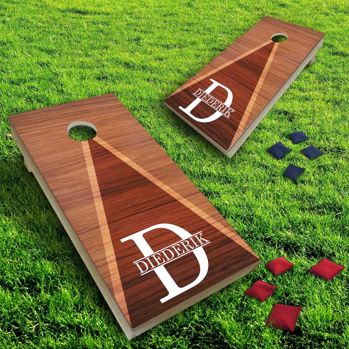Monogram Cornhole Board Set