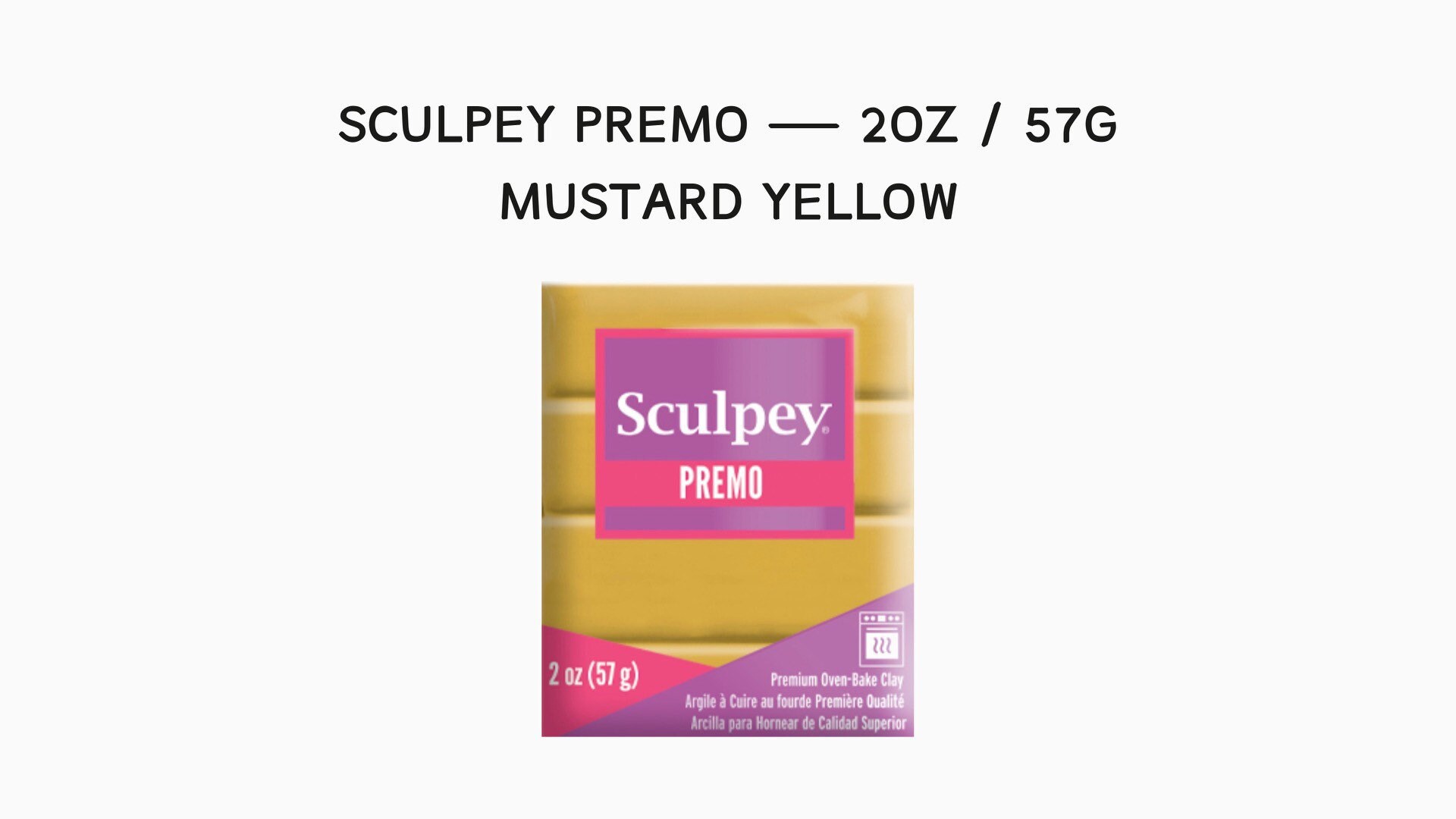 Sculpey Premo™ Mustard Yellow 2 oz