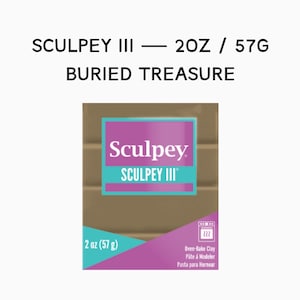 Sculpey lll Buried Treasure 2 oz 57 g PÂTE POLYMÈRE FRAÎCHE