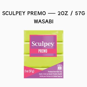 Sculpey Premo Wasabi 2oz 57g FRESH POLYMER CLAY