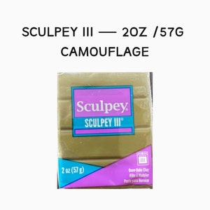 Sculpey lll Camouflage 2oz 57g FRESH POLYMER CLAY