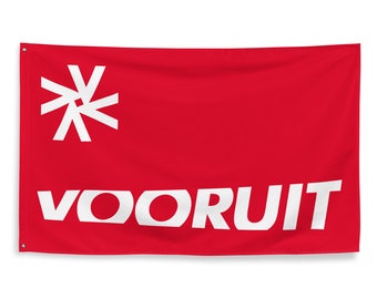 Vooruit Flemish Socialist Party Flag 3x5