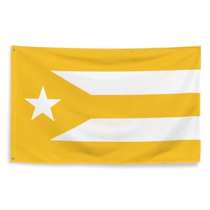 Boricua Victory Flagge 3x5 Gold