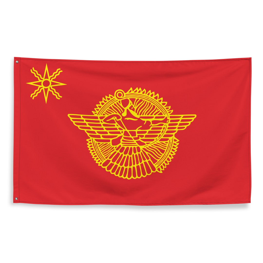 Assyrian Socialist Party Flag 3x5 - Etsy Australia