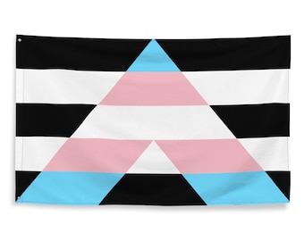 Trans Ally Flag 3x5 | Cisgender Transgender Pride Month Ally Banner