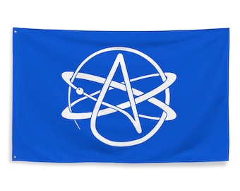 Bandera atea 3x5 / Bandera atómica agnóstica del ateísmo