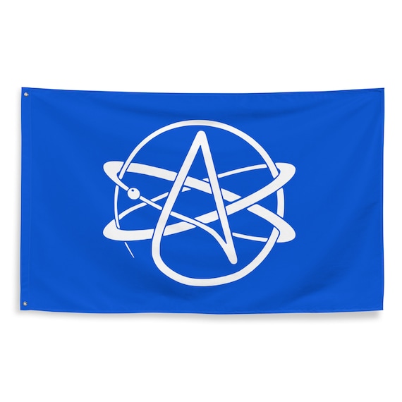 未開封★Atheist★Unquestionable~[PCCY-00465] Atheist Flag 3x5 | Atheism Agnostic Atom Banner - Etsy