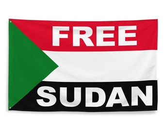 Free Sudan Flag 3x5