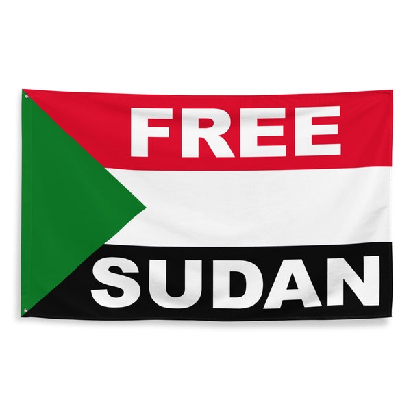 Free Sudan Flag 3x5