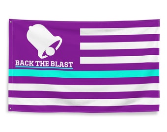 Baja Blast American Flag Back The Blast Taco Bell 3x5