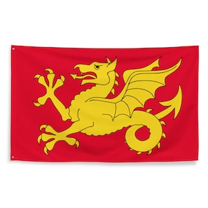 Wessex Dragon Kingdom of the West Saxons Flag 3x5