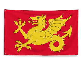 Wessex Dragon Kingdom of the West Saxons Flag 3x5